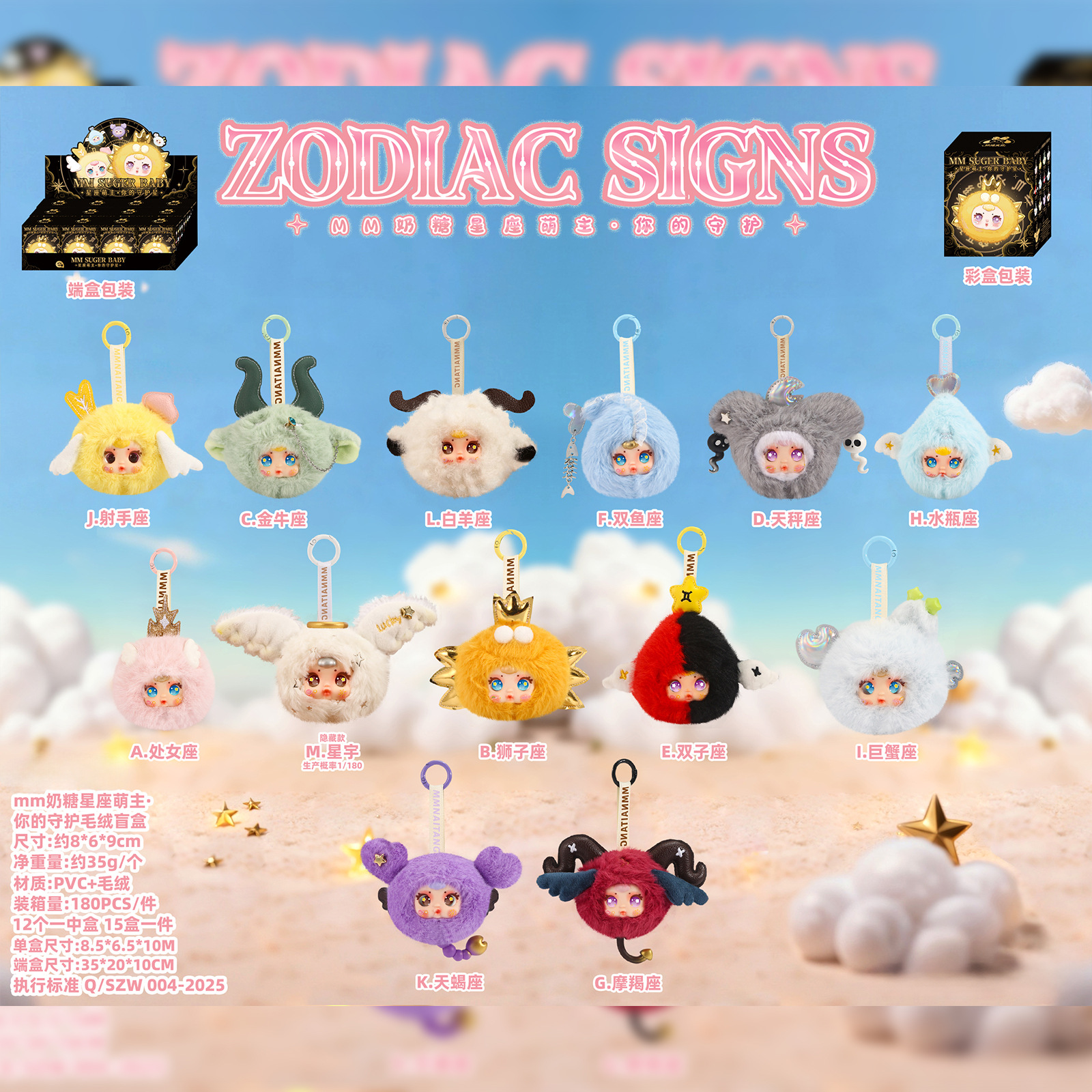 Ref. 047: Guardianes del Zodiaco Kawaii